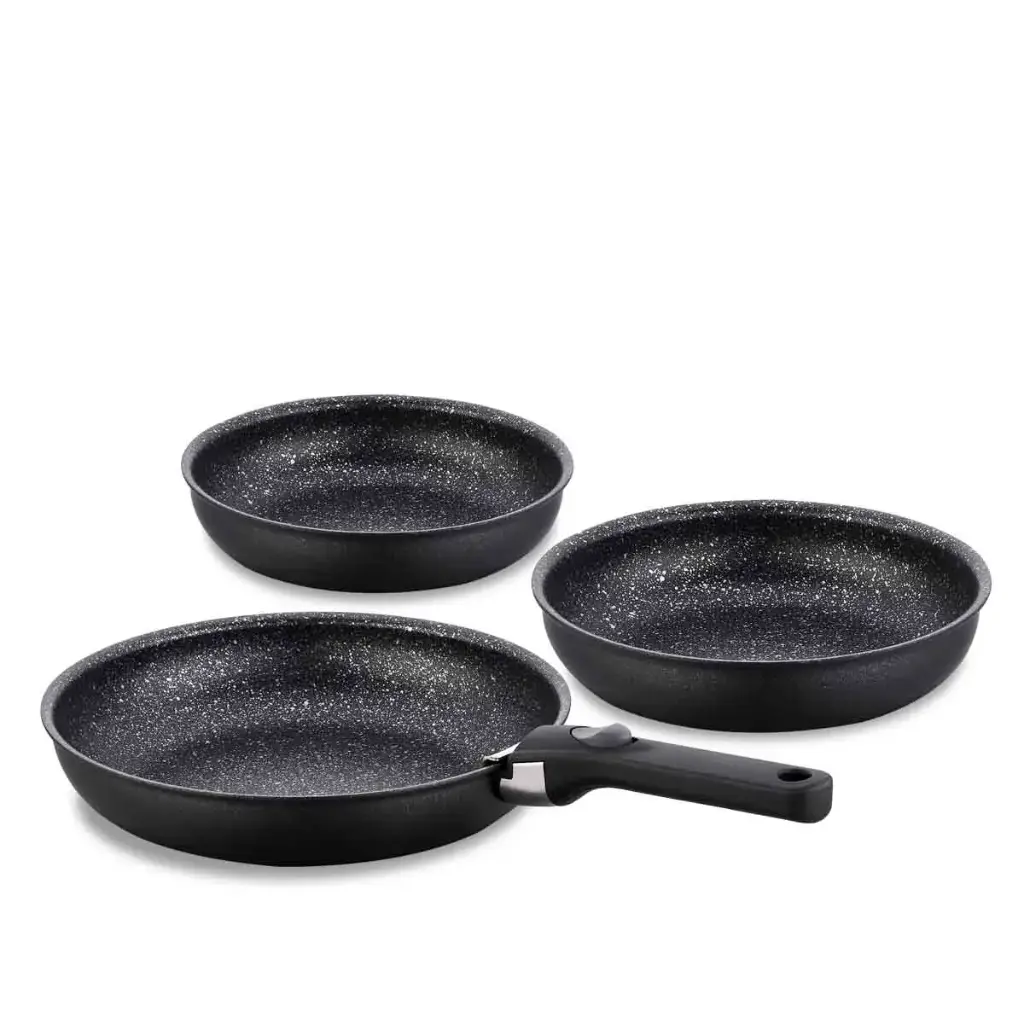 NETA Frypan Set (3 pcs)                                                                     20x4 cm                                                                                   24x4 cm                                                                             26x4.4 cm , A2612