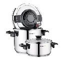 ALESSA Pressure Cooker Set                                         Pressure Cooker 7.0 Lt                                                                       Casserole 5.0 Lt                                         