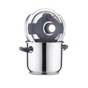 A174-03 Bella Pressure Cooker 7,0 Lt Smoke Grey