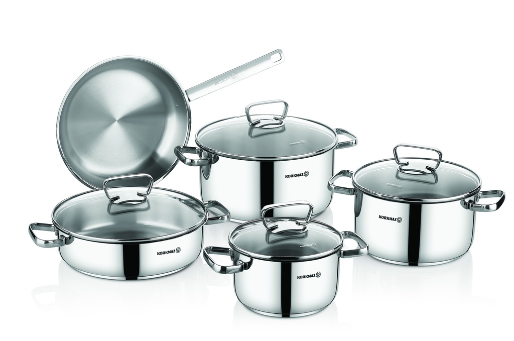 A1975 Lara 9 pcs. Cookware Set-