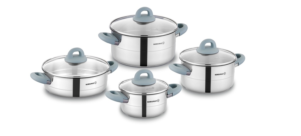 A1087-1 Hera 8 pcs. Cookware Set - Mint