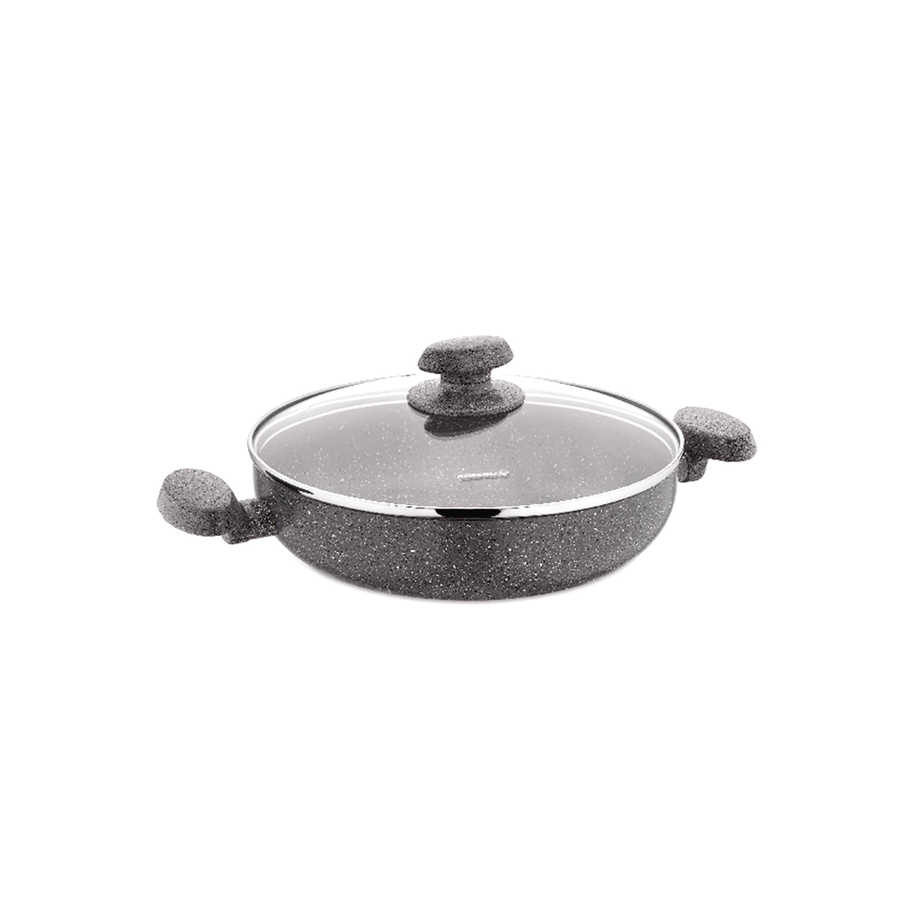 A2808 Mia Granit Alu. Low Casserole 24x6