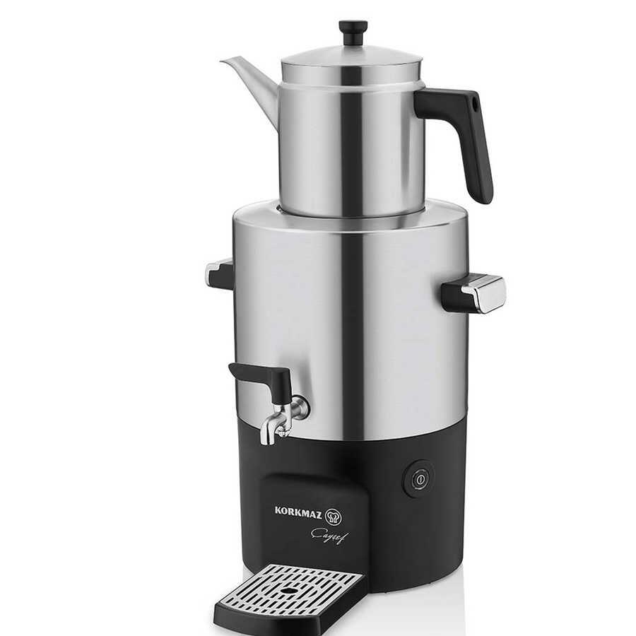 A841Çayşef Samovar Inox/ Satin