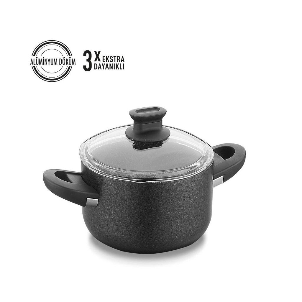 A2872 Lina Casserole 22x11 - Black