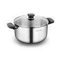 A1688-1 Kappa Casserole 26x13 cm / 6.8 l. - Black