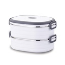 A5526 Essentials Warm Lunch Box 1800ml - White