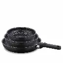 NETA Frypan Set (3 pcs)                                                                     20x4 cm                                                                                   24x4 cm                                                                             26x4.4 cm , A2612