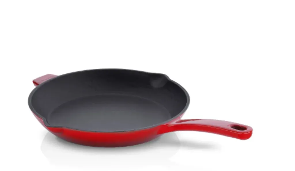 A2935-1 Casta Round Grill Cast Frypan 20 cm (Red)