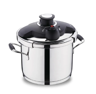 FLORA Pressure Cooker 6.0 Lt - BLACK