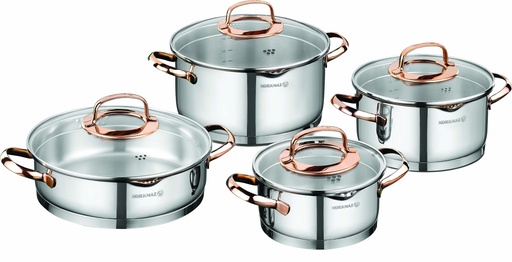 A1040 Rosanna 8 pcs. Cookware Set