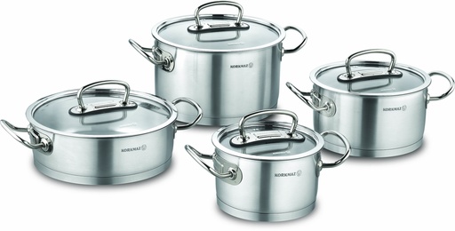 A1147 ProLine 8 pcs. Cookware Set - Inox