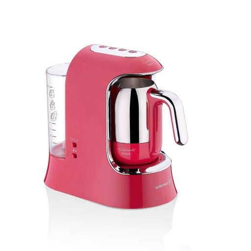 A862 Kahvekolik Aqua Coffee Machine Red/Chrome
