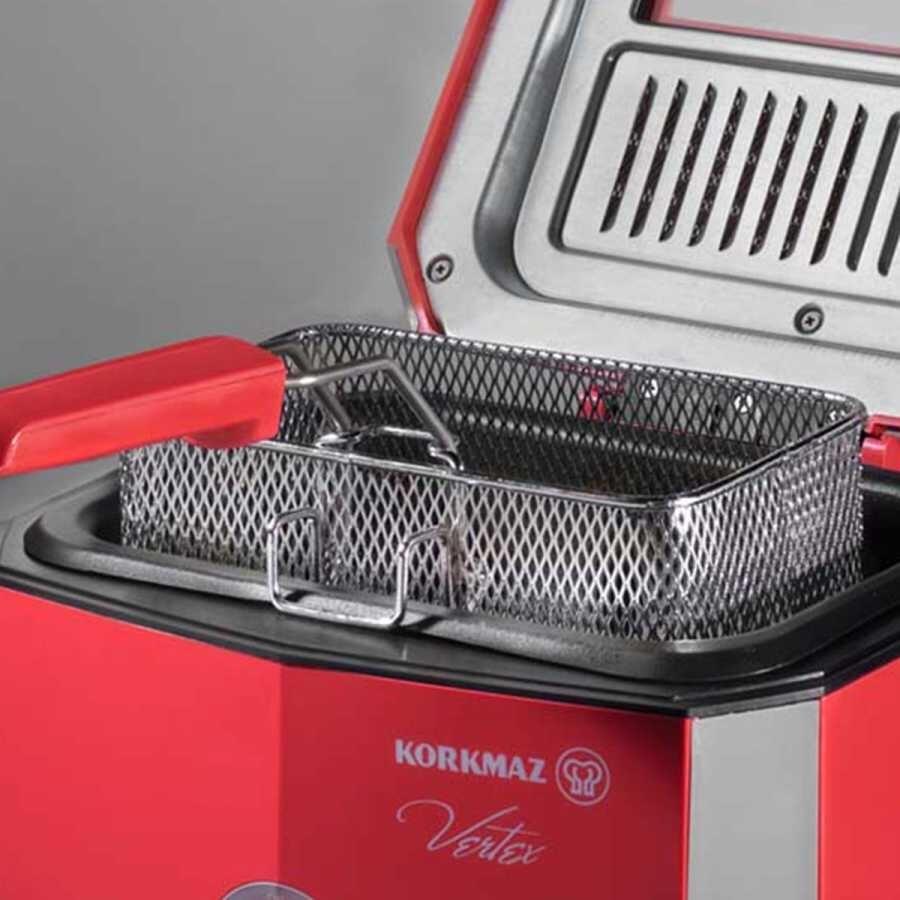 A486-02 Vertex Deep Fryer - Red