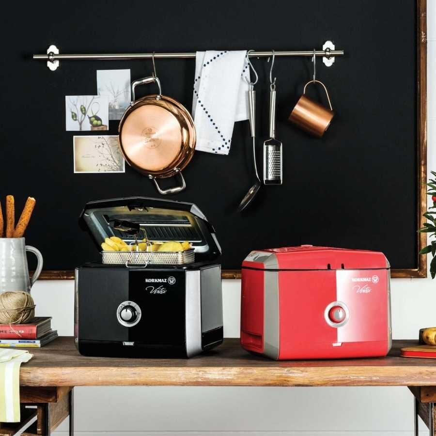 A486-02 Vertex Deep Fryer - Red
