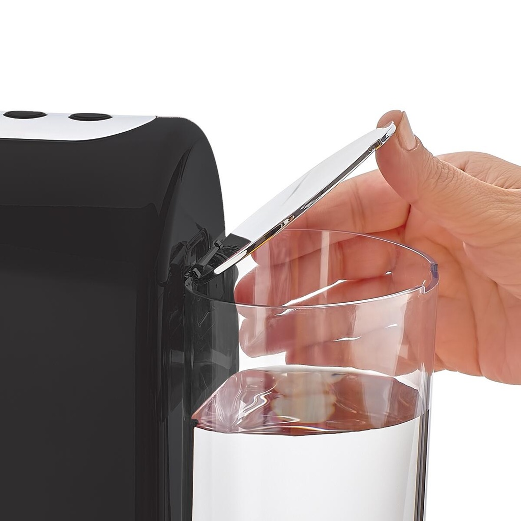 A862-01 Kahvekolik Aqua Coffee Machine Black/Chrome