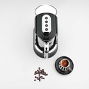 A862-01 Kahvekolik Aqua Coffee Machine Black/Chrome