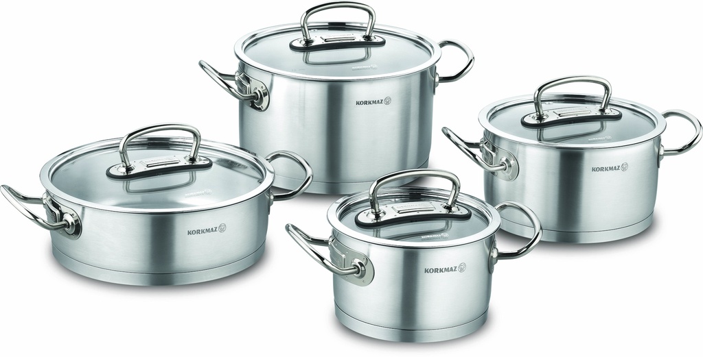 A1147 ProLine 8 pcs. Cookware Set - Inox