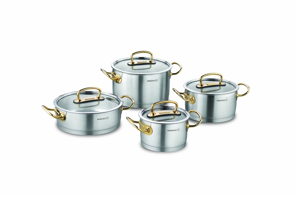 A1148 ProLine 8 pcs. Cookware Set - Gold