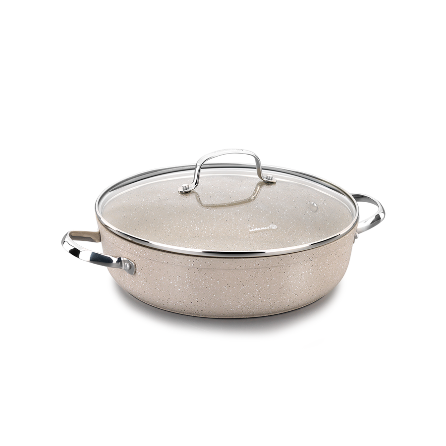 A1264 Granita Alu. Low Casserole 28x7.5cm / 4.0l.
