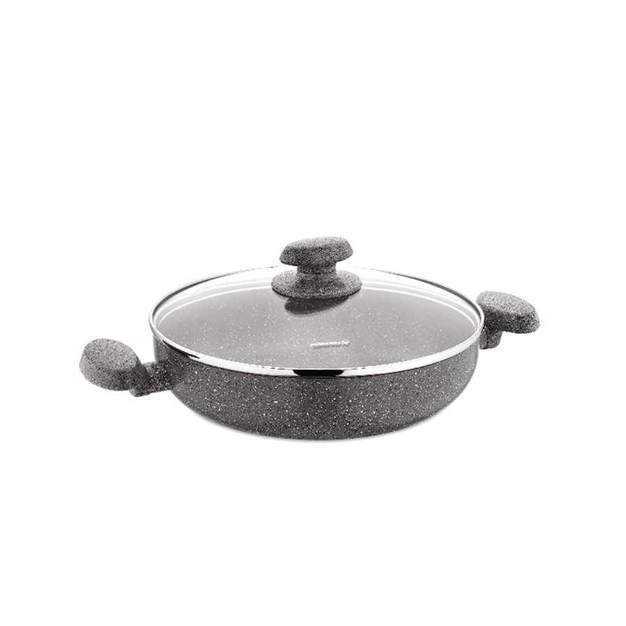 A2809 Mia Granit Alu. Low Casserole 26x6,2