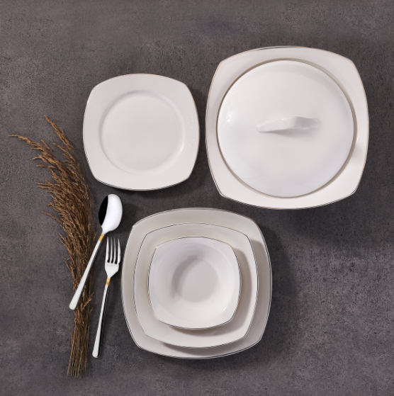 A8124 Mona Coll. 60 pcs Dinner Set (Square).