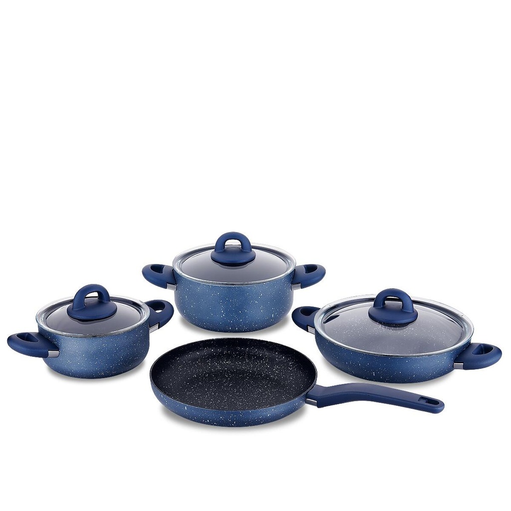 A2893 Bella Granite 7 pcs Cookware Set (Azura)