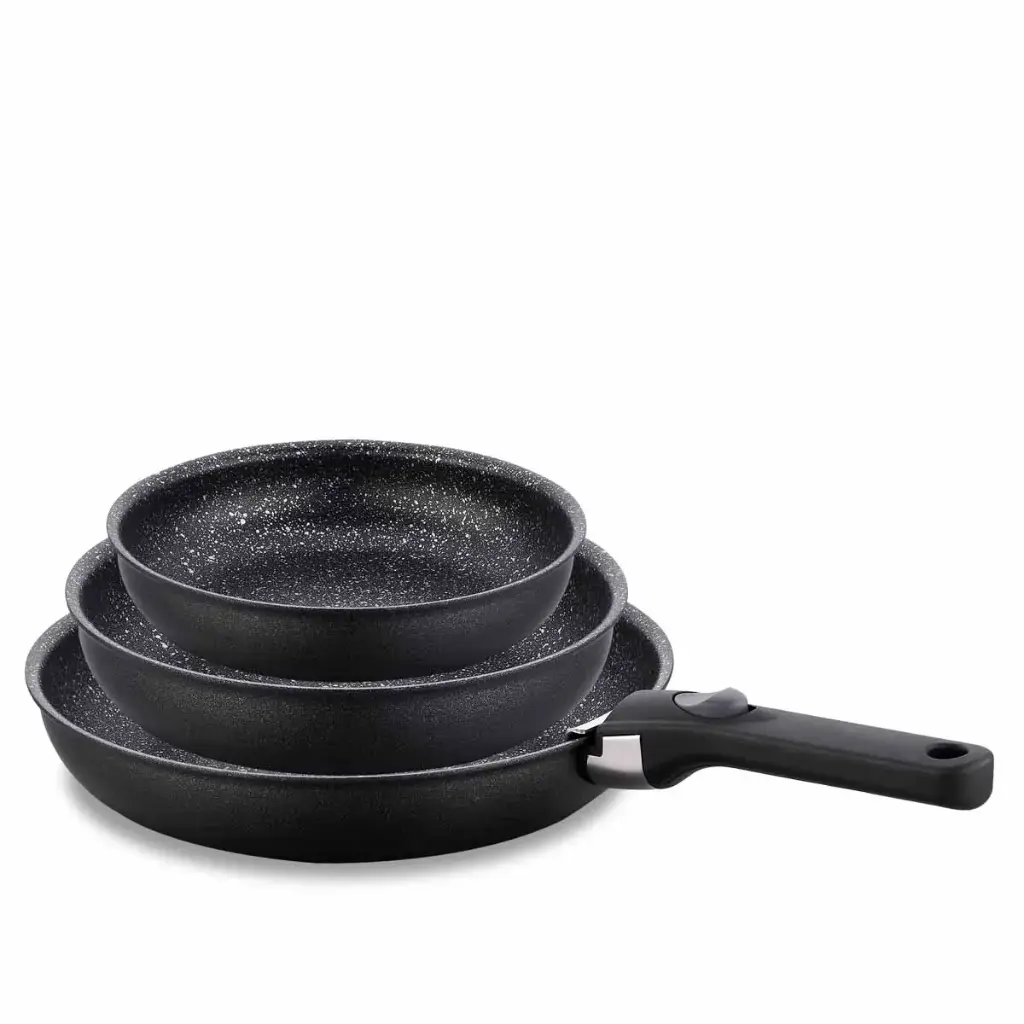 NETA Frypan Set (3 pcs)                                                                     20x4 cm                                                                                   24x4 cm                                                                             26x4.4 cm , A2612
