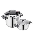 ALESSA Pressure Cooker Set                                         Pressure Cooker 7.0 Lt                                                                       Casserole 5.0 Lt  , A178                                       
