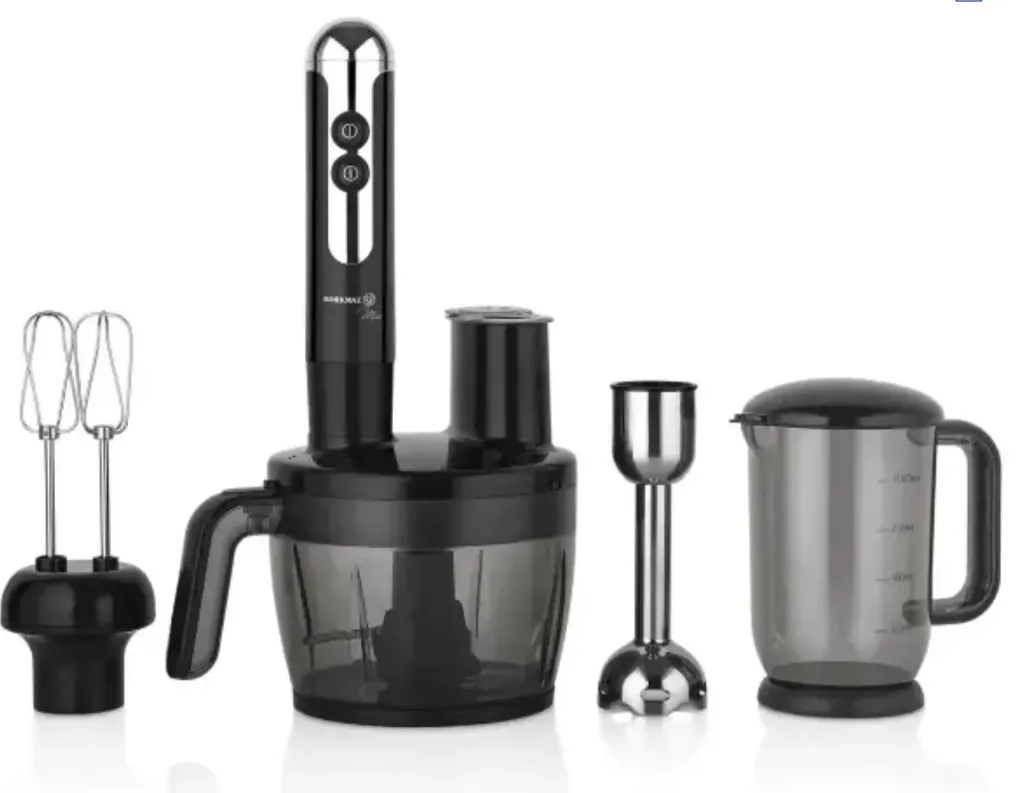 A457-06 Mia Multi Blender Set Black/Chrome