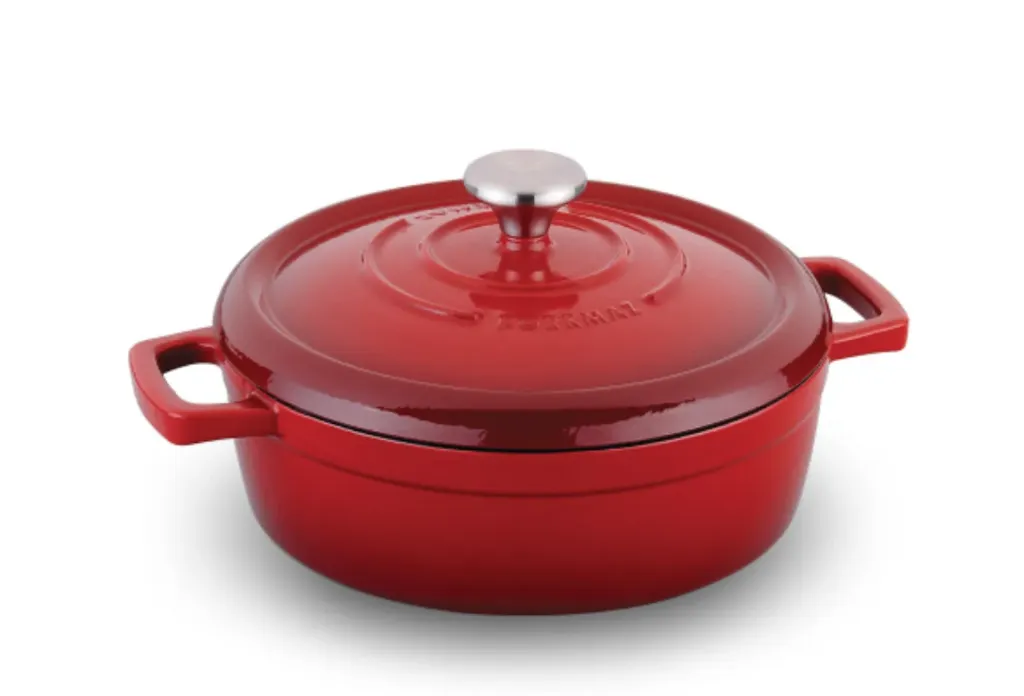 A2849-1 Casta Grill Low Casserole 26x7 Red