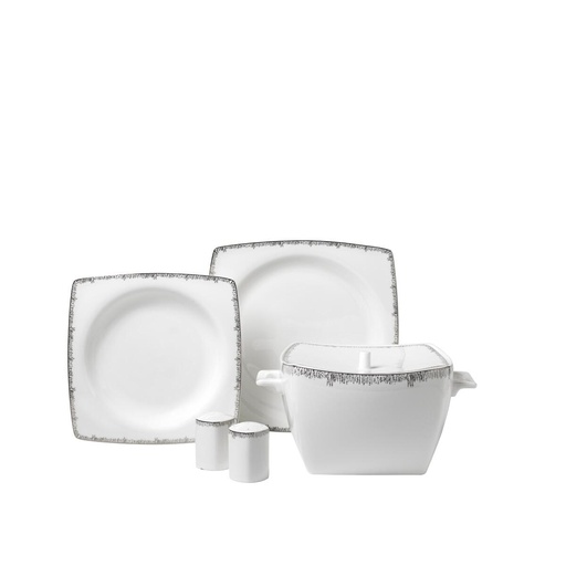 A8424 Bone Sel. 60 pcs Dinner Set (Square)